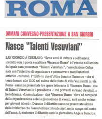 Clicca qui per la rassegna stampa